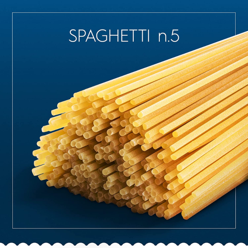 Barilla Spaghetti Numero 5 Pasta Formato Professionale da 5 Kg